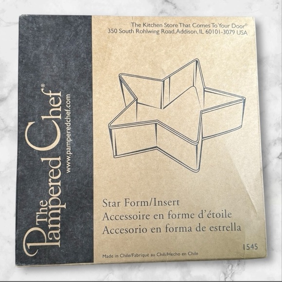 The Pampered Chef Star Form/Insert Mold - NEW IN BOX - Picture 1 of 5